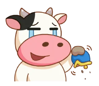 😢 emoji Momo cow vol. 2 @noustiker Telegram sticker 16 of 41