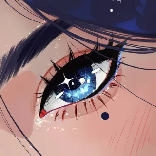 😭 emoji @wallpaper_kid @Anime_Sticker_noob anime eyes Telegram sticker 15 of 67
