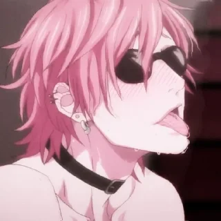 👅 emoji @stikeranimex ➖ AYATO YURI Telegram sticker 5 of 25
