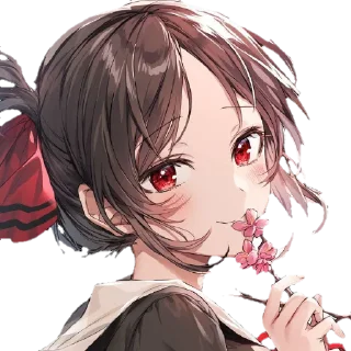 🌷 emoji @wallpaper_kid @Anime_Sticker_noob kaguya special pack Telegram sticker 22 of 53