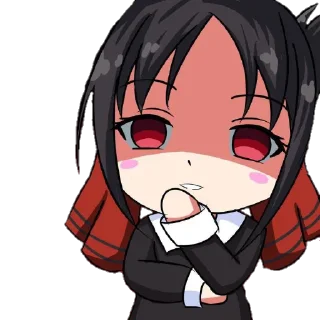 😂 emoji @wallpaper_kid @Anime_Sticker_noob kaguya special pack Telegram sticker 10 of 53