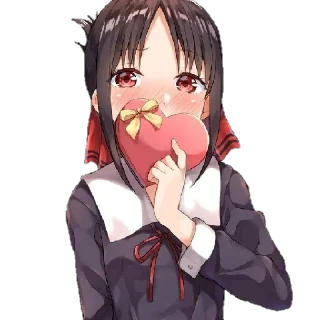 😍 emoji @wallpaper_kid @Anime_Sticker_noob kaguya special pack Telegram sticker 2 of 53