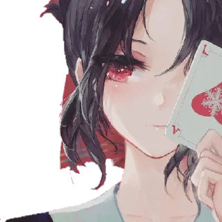 😭 emoji @wallpaper_kid @Anime_Sticker_noob kaguya special pack Telegram sticker 15 of 53