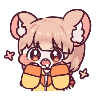 🤩 emoji @Tikelin Chu Chu Ratty Telegram sticker 10 of 24
