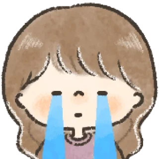 😭 emoji @ikmut. ♡ Telegram sticker 14 of 40