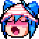 💓 emoji Cirno Emoji Telegram sticker 17 of 25