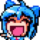 😄 emoji Cirno Emoji Telegram sticker 11 of 25