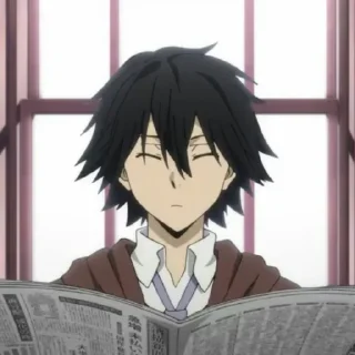 🔍 emoji Ranpo Edogawa \\ @MINATOSTICKERS Telegram sticker 11 of 120