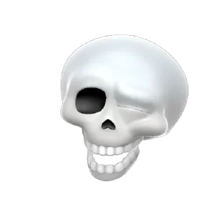 😉 emoji Skull Telegram sticker 13 of 15