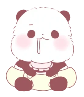 🤤 emoji °pandaAa's ! @GVCCIBURRY ˊ- Telegram sticker 8 of 40