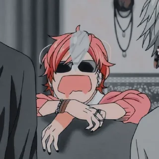 😀 emoji @stickergojo yuri ayato Telegram sticker 8 of 11