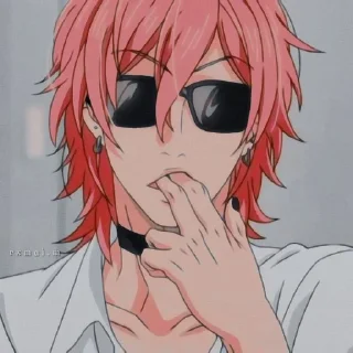 😀 emoji @stickergojo yuri ayato Telegram sticker 5 of 11