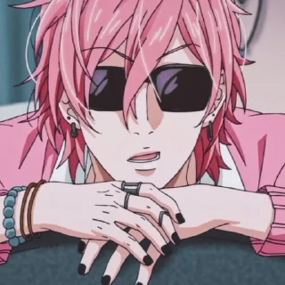 😀 emoji @stickergojo yuri ayato Telegram sticker 10 of 11