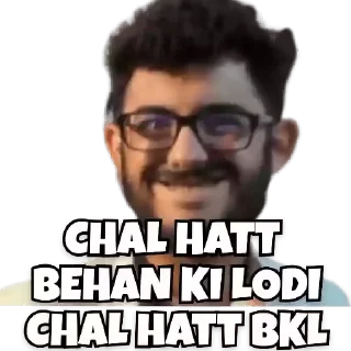 🤣 emoji Carryminati Sticker 3 Telegram sticker 6 of 30