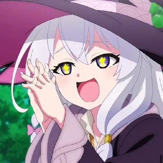 🧚‍♀️ emoji elaina by : @kyrraaofficial Telegram sticker 20 of 30