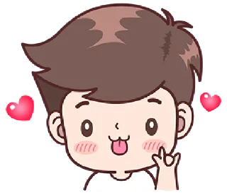 😛 emoji Boobib Boy 100% Vol.1 @waesticker Telegram sticker 6 of 41