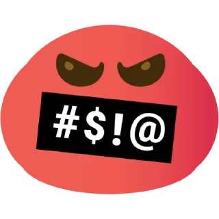 🤬 emoji @Panjul; dindut & kalilul. Telegram sticker 23 of 25