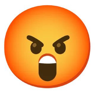 😡 emoji @Panjul; dindut & kalilul. Telegram sticker 19 of 25