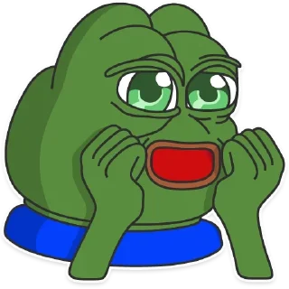 😜 emoji Pepe Telegram sticker 21 of 28