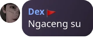 😱 emoji dex said Telegram sticker 10 of 15