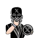 👺 emoji We Are X by @ArmanKendrickMegs Telegram sticker 5 of 7