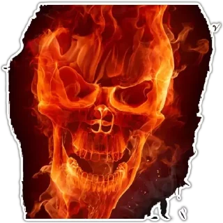 ☠ emoji ☠☠ᏦᗴᐯᏆᑎ ☠☠  The sKull ☠ Telegram sticker 12 of 83