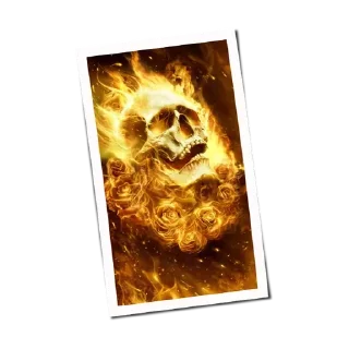 ☠ emoji ☠☠ᏦᗴᐯᏆᑎ ☠☠  The sKull ☠ Telegram sticker 10 of 83