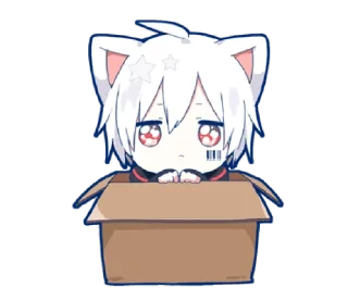 🎀 emoji Mafumafu Sticker (cat) @bistic Telegram sticker 22 of 40