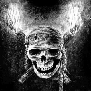 ☠ emoji ☠☠ᏦᗴᐯᏆᑎ ☠☠  The sKull ☠ Telegram sticker 20 of 83