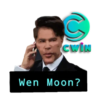 🤔 emoji $CWIN Dao Telegram sticker 6 of 25