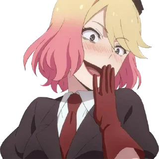 🌝 emoji Anime reaction : @Unknown_human_being Telegram sticker 11 of 120