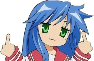 🖕 emoji @ANIMEDUBBED_1 Anime Reaction Telegram sticker 15 of 67