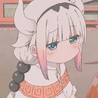 🥺 emoji Kanna kamui(⌐■-■) Telegram sticker 15 of 15