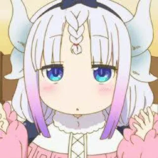 😑 emoji Kanna kamui(⌐■-■) Telegram sticker 8 of 15