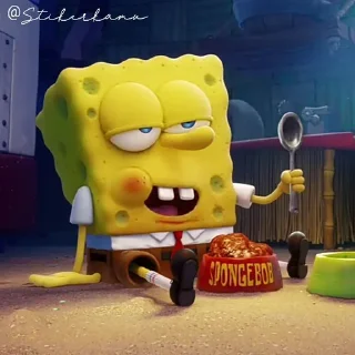 🌈 emoji Spongebob @FVCKIESTGURL Telegram sticker 21 of 65