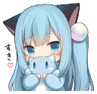 ☺️ emoji Animal ears sticker 2 @bistic Telegram sticker 17 of 40