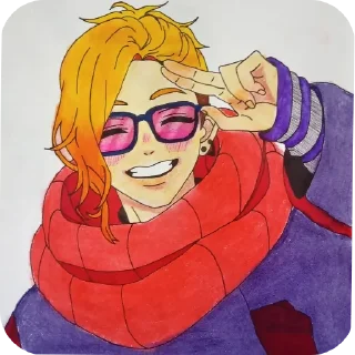 😁 emoji jishinjoe2005 Fanarts collections Telegram sticker 12 of 35