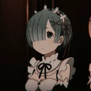🖇 emoji Rem re zero || @Hizumistickersid Telegram sticker 18 of 19
