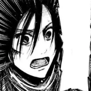 🗞 emoji ⋆ ࣪🗞 ִֶָ Mikasa お @Cupidreams ٭࣭ ٠ 𓆪 Telegram sticker 18 of 60