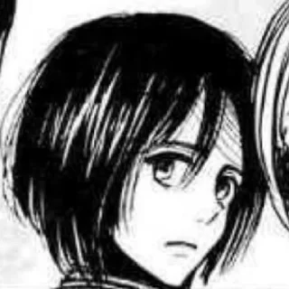 🗞 emoji ⋆ ࣪🗞 ִֶָ Mikasa お @Cupidreams ٭࣭ ٠ 𓆪 Telegram sticker 20 of 60