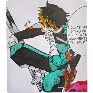 😏 emoji jishinjoe2005 Fanarts collections Telegram sticker 10 of 35