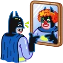 🤡 emoji Batman vs. Life crisis | [@iblame] Telegram sticker 12 of 35