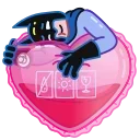 ❤️ emoji Batman vs. Life crisis | [@iblame] Telegram sticker 22 of 35