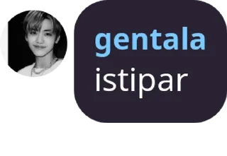 Sticker from punya genta, jngn colonk y