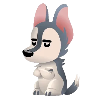 🙅‍♂️ emoji Puppy @Stickersey Telegram sticker 14 of 20