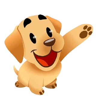 👋 emoji Puppy @Stickersey Telegram sticker 6 of 20