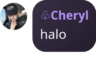 Sticker from Cheryl cool