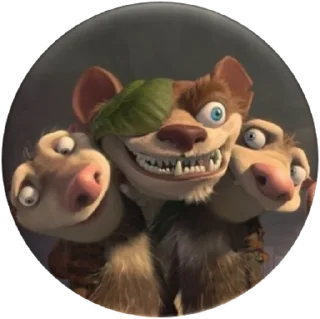 😁 emoji Ice Age @Stickersey Telegram sticker 9 of 45