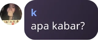 Sticker from random typing