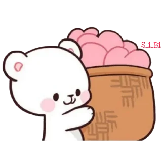 🥰 emoji @Opstickerpacks 🌸Milk & mocha 💫❤️‍🔥 Telegram sticker 9 of 105